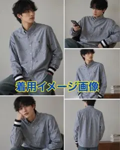 ape オックスフォードシャツ ライトブルー 美品 - メルカリ