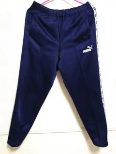 PUMA ジャージパンツ ブルー サイズM ヒットユニオン - メルカリ