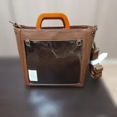きなこっこ　しまむら　痛バ　ブラウン　茶　ショルダーバッグのサムネイル