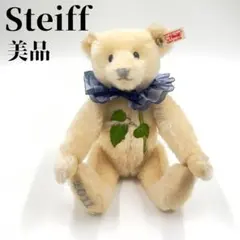 美品✨　シュタイフ　テディベア　正規品　ブルーローズ　限定　2011　ぬいぐるみ