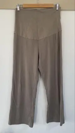 【無印良品】マタニティパンツ リブ編み M-Lサイズ