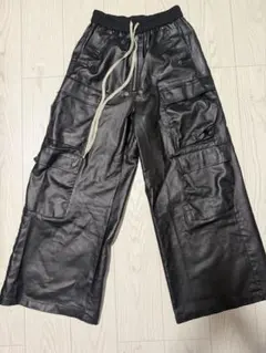 MIJKO 黒 カーゴパンツ 合成皮革