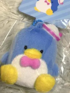 新品未開封　サンリオ　フロッキーマスコットホルダー　タキシードサム　キーホルダー