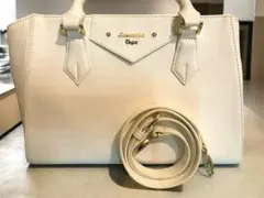 【新品未使用】Samantha Vega ハンドバッグ ホワイト 2way