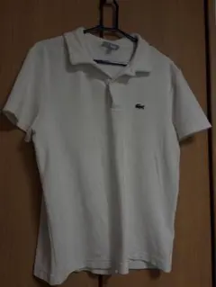 LACOSTE ホワイト ポロシャツ US M