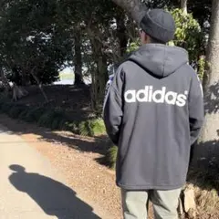 【レア品】90’s デサント製 adidas  スウェットパーカー