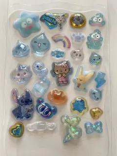 【正規品】シール　水色系　おすそ分け　ボンボンドロップ　プチドロップ　うるちゅる