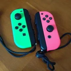 Nintendo Switch ジョイコン ネオングリーン/ネオンピンク