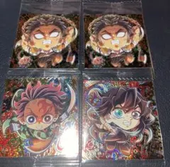 【即購入⭕️】鬼滅の刃 にふぉるめーしょんシール ４枚セット