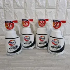 Attack ZERO ドラム式洗濯洗剤大ワンハンドタイプ 800ml ✕4本のサムネイル