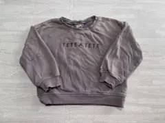 tete a tete 裏起毛トレーナー 110