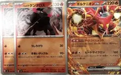 スタデ100 パルデアケンタロス & ボルケニオンex