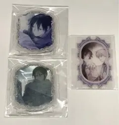 NO.6 推しチャレ ネズミ アクスタ ウッドキーホルダー セット C賞 D賞