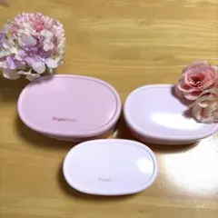 Francfranc ランチボックス 3個セット（ピンク）弁当箱のサムネイル