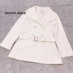 【peyton place】ペイトンプレイス トレンチコート レース ホワイト