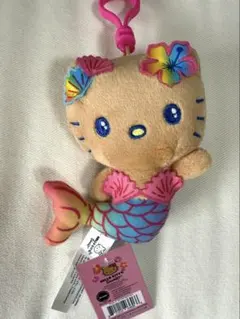 ハワイハローキティ　日焼けキテちゃん ぬいぐるみキーホルダー