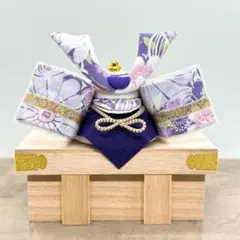 【新品未使用】5月　端午の節句　龍虎堂　リュウコドウ透彩兜飾り（長持付）ゆかり