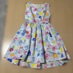 美品 Chesty 花柄 ノースリーブ ワンピース 0 XS チェスティ