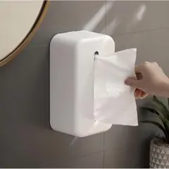 壁掛け式 ペーパータオルホルダー ホワイト