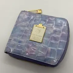 Her Schedule 二つ折り財布 クロコ型押し パステルブルー - メルカリ