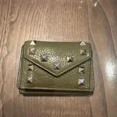 ヴァレンティノ 財布 三つ折り ミニ財布 ロックスタッズ グリーンのサムネイル