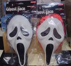Supreme Ghostface Mask マスクBLACK RED セット - メルカリ