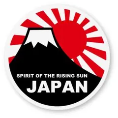 SPIRIT OF RISING JAPANステッカー M 旭日旗 日本 国旗