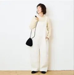 新品タグ付 tomomi×TUTIE. リネンブラウジングサロペット 黒 - メルカリ