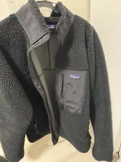 patagonia フリース　ブラック　s レトロx