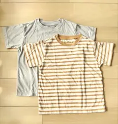 無印 110 Tシャツ2枚セット
