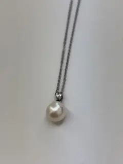一粒パールネックレス