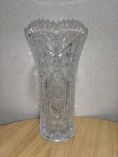 フランス製 クリスタルダルク 花瓶 シェネ 大型 高さ27cm重厚感 - メルカリ