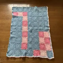 本日限定　ハンドメイド　モチーフ編み 膝掛け　マルチカバー　ブランケット