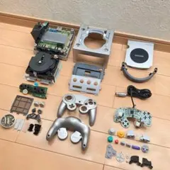 メモリーカード251セットGC ゲームキューブ 本体 シルバー 銀色 後期型 d
