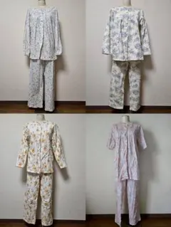 パジャマ 厚手 冬用 オールシーズン 寝巻き ルームウェア レディース まとめ売