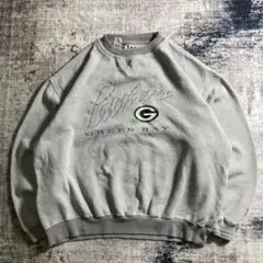 90s Lee りー スウェット グレー ロゴ 刺繍 コットン ポリエステル