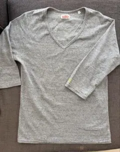 ハリウッドランチマーケット★ストレッチフライス★七分袖Tシャツ★size3