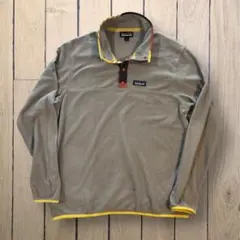 Patagonia シンチラ スナップTレア配色グレージュ×マスタードM#558