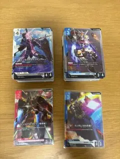 ガンダムカードゲーム　スタートデッキ2個+パラレル2枚