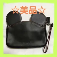 COACH　コーチ ポーチ ミッキー リストレット