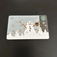 スターバックス ホリデー 2010 スノーマン 雪だるま クリスマス カードのサムネイル