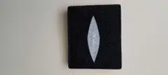 黒 エイ革 二つ折り財布 AS刻印