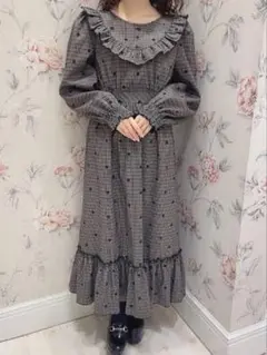 【evelyn】オリジナルマーガレットチェックOP