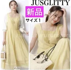 JUSGLITTY】ペタルスウェイプリントワンピース・2026年発売・完売品