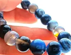 開運絵画　❀ブルーアゲートブレスレット❀