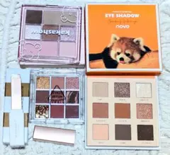 中国コスメ　アイシャドウパレット 4点セット