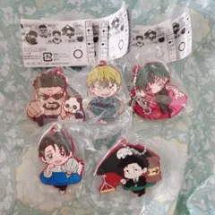 呪術廻戦キャラばんちょうこう ラバーマスコット 5つセット