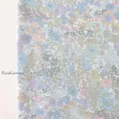 リバティ76.マーガレットアニー 草花柄 タナローン はぎれ布生地 ブルー