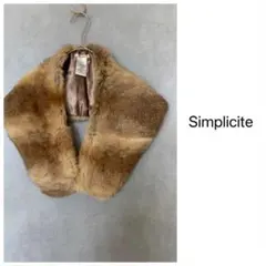 Simplicite ラビットファースヌード マフラー