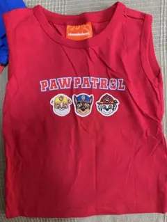 PAW PATROL ノースリーブタンクトップ 赤